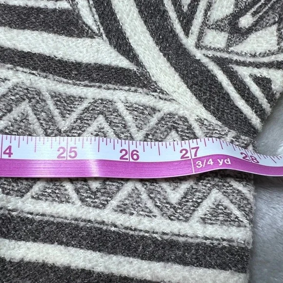 Vintage Bridge Gate Womens Size 3X Geometric Print Cardigan Sweater Aztec Cozy - Picture 8 of 13